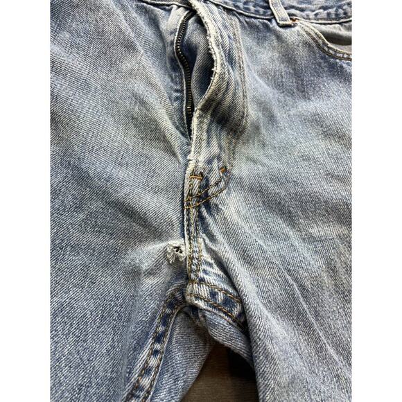 Levi's 505 Jeans Mens Size 36x30 Regular Fit Straight Leg Blue Denim Mexico‎ Vtg - Picture 2 of 7